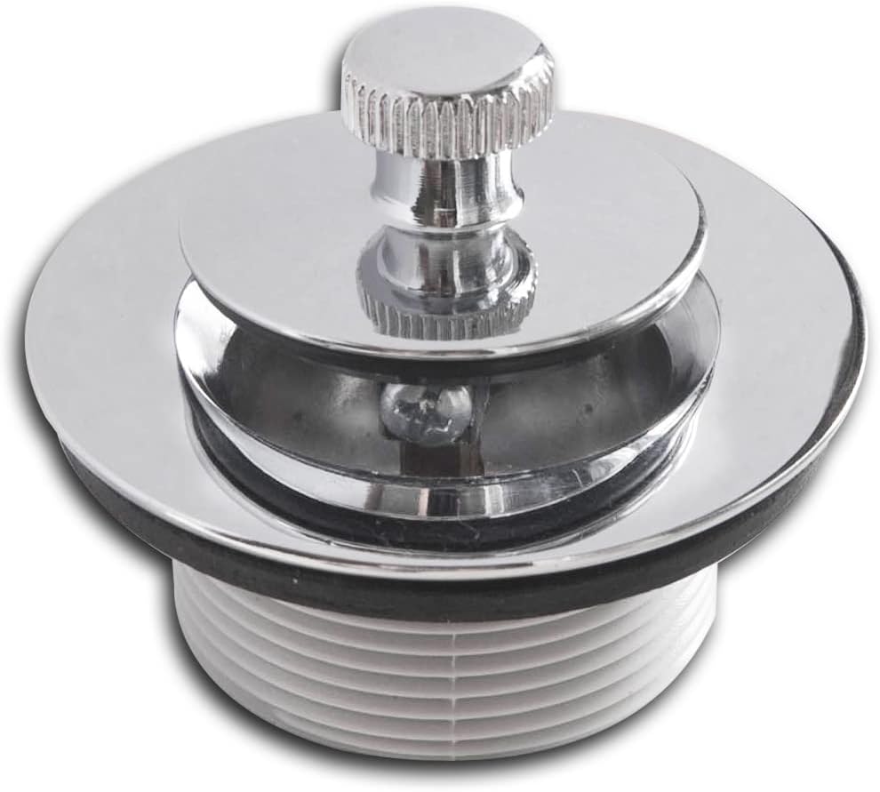 Bathtub Drain Linkage And Stopper Brass 13/4" Diameter