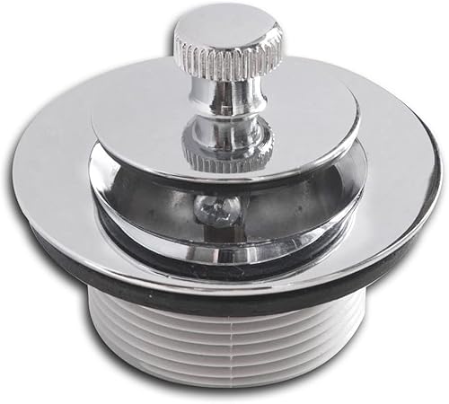 Tapón de drenaje de bañera con buje de plástico ABS, se adapta a zapatos interiores de bañera de 1-12 pulgadas o 1-38 pulgadas, fácil de instalar,