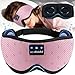 LC-dolida Schlafmaske mit Kopfhörer Bluetooth V5.4, Ultraweiche 3D Schlafkopfhörer Kopfhörer zum Schlafen für Frauen Herren,Augenmaske Schlafbrille mit Mikrofon für Reisen/Nickerchen/Yoga/Medi...