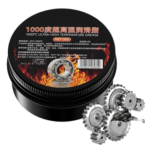 Marine Bearing Grease - Waterproof Lubrication, Multi-Purpose Grease | High Temperature Resistant Protective Coating, Smooth Performance for Transmission Gears, Car Door Noise Reduction, Maintenance