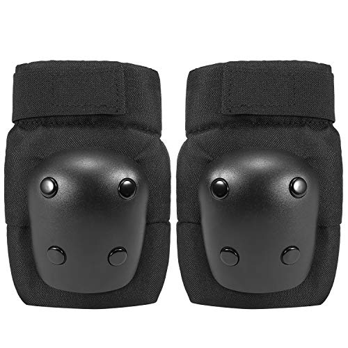 Joelheiras, Romacci 6 em 1 crianças/adultos joelheiras cotoveleiras almofadas de pulso conjunto de e