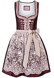 Stockerpoint Damen Dirndl Rosalinde Kleid für besondere Anlässe, Bordeaux, 40