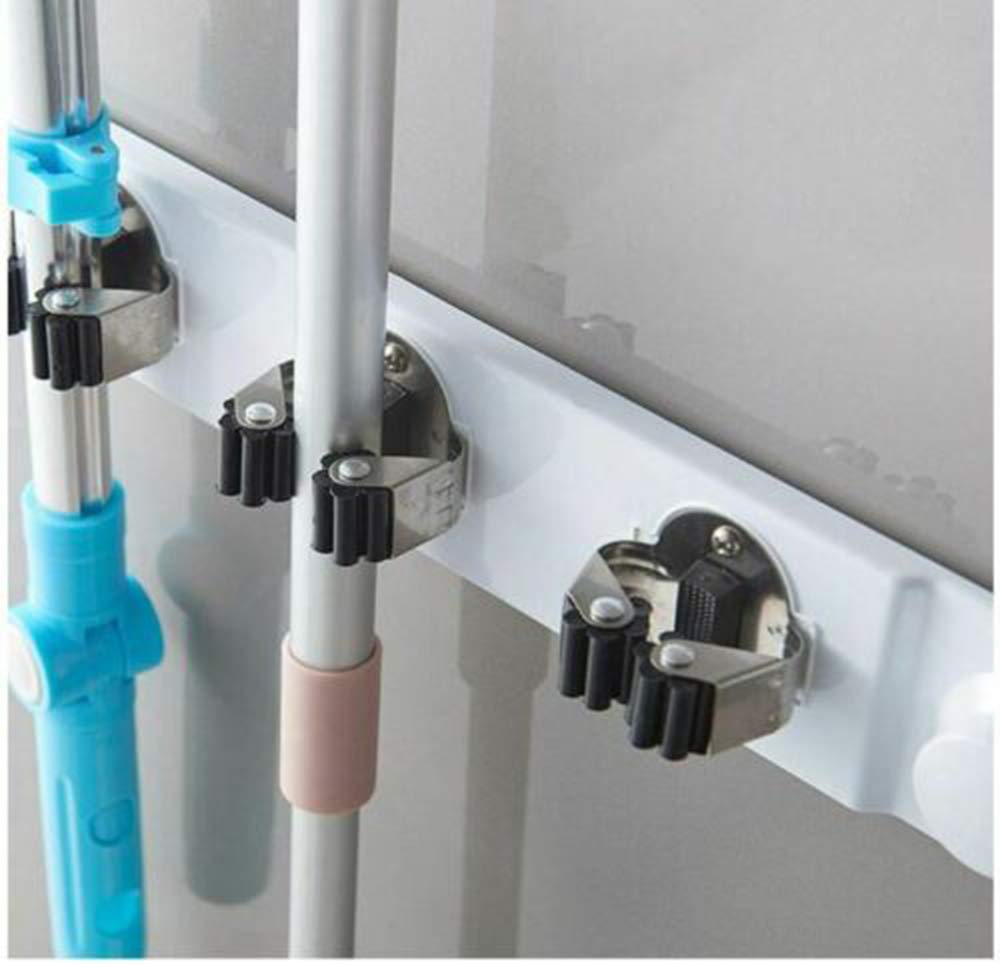 Vetrineinrete® Gancio multifunzione per scope a ventosa da muro supporto a parete appendiscopa M47