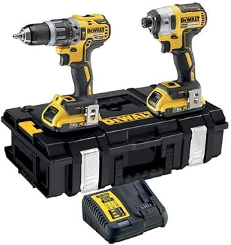 DEWALT DCK266D2-GB DCK266D2 Combi Drill and Impact Driver XR 18V Brushless Kit, 18 V