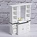 112 Dollhouse Mini Basin Cabinet Miniature Furniture for Bathroom Kitchen Decoration
