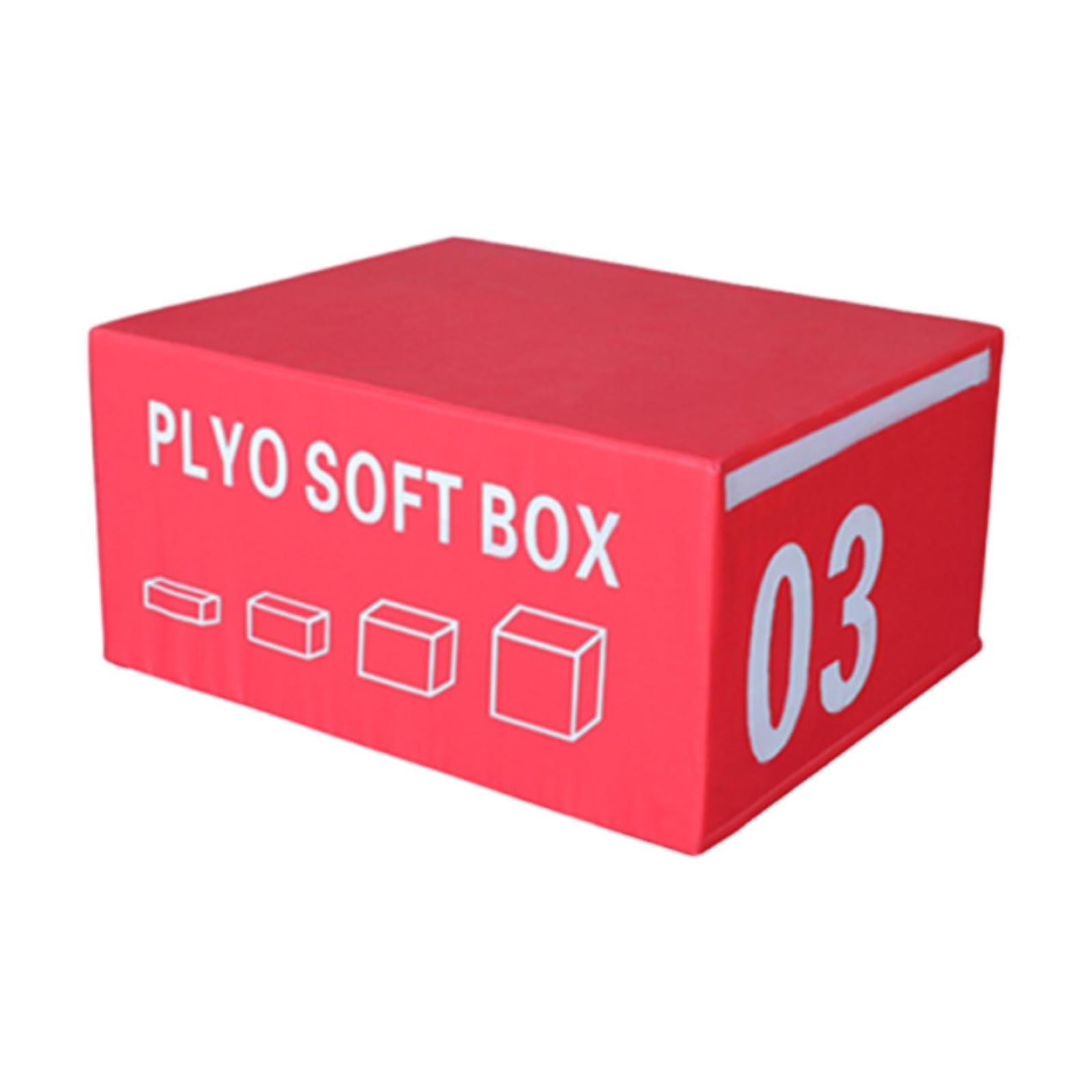 Plyometric Schaum Plyo Sprungkasten Step Plattform Trainingsmatte mit EPE Füllung für Sicheres Fitnesstraining für Erwachsene Workout