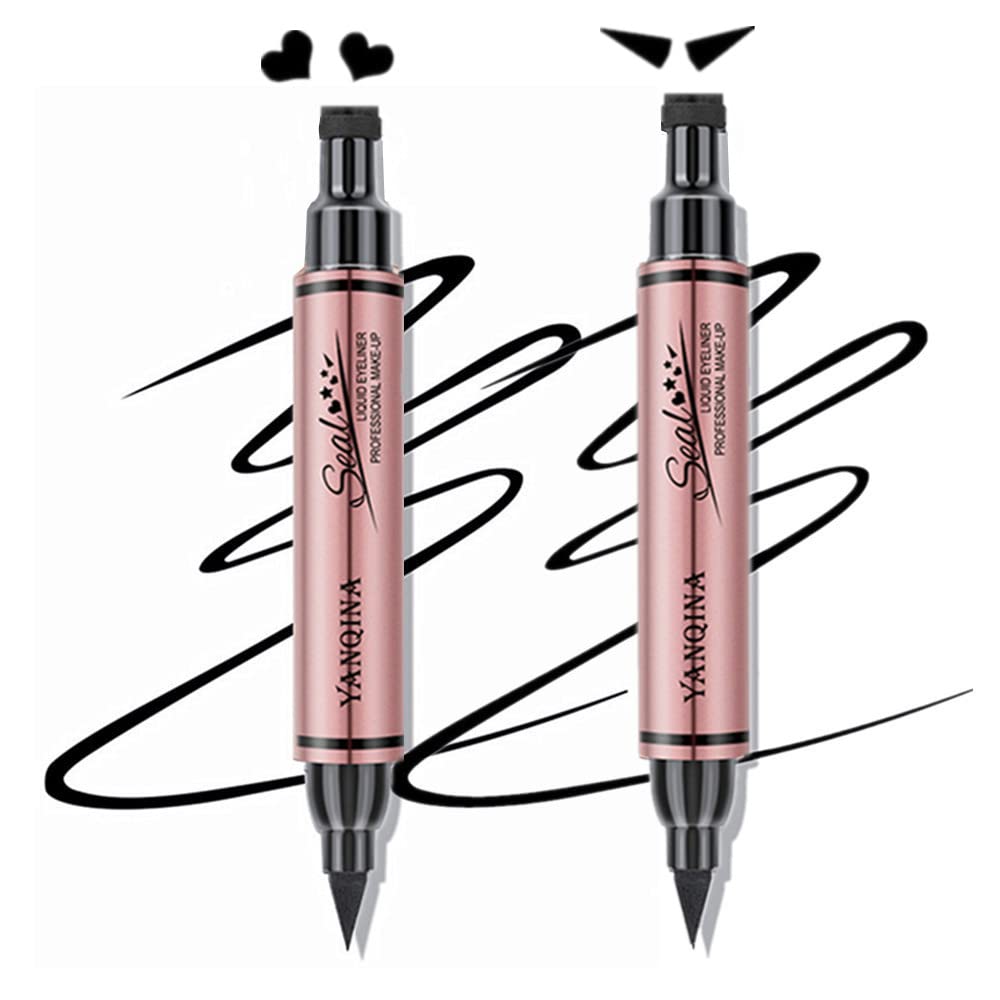 Go Ho Liquid Eyeliner Stamp Wingliner and Heart Shaped,2