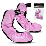 Winnwell Premium Skate Guards (Youth/Small, Pink) Protective, Cut-Resistant, Water-Resistant Covers for Ice Hockey and Figure Skates (Fits Skates Sizes 6Y-13Y)