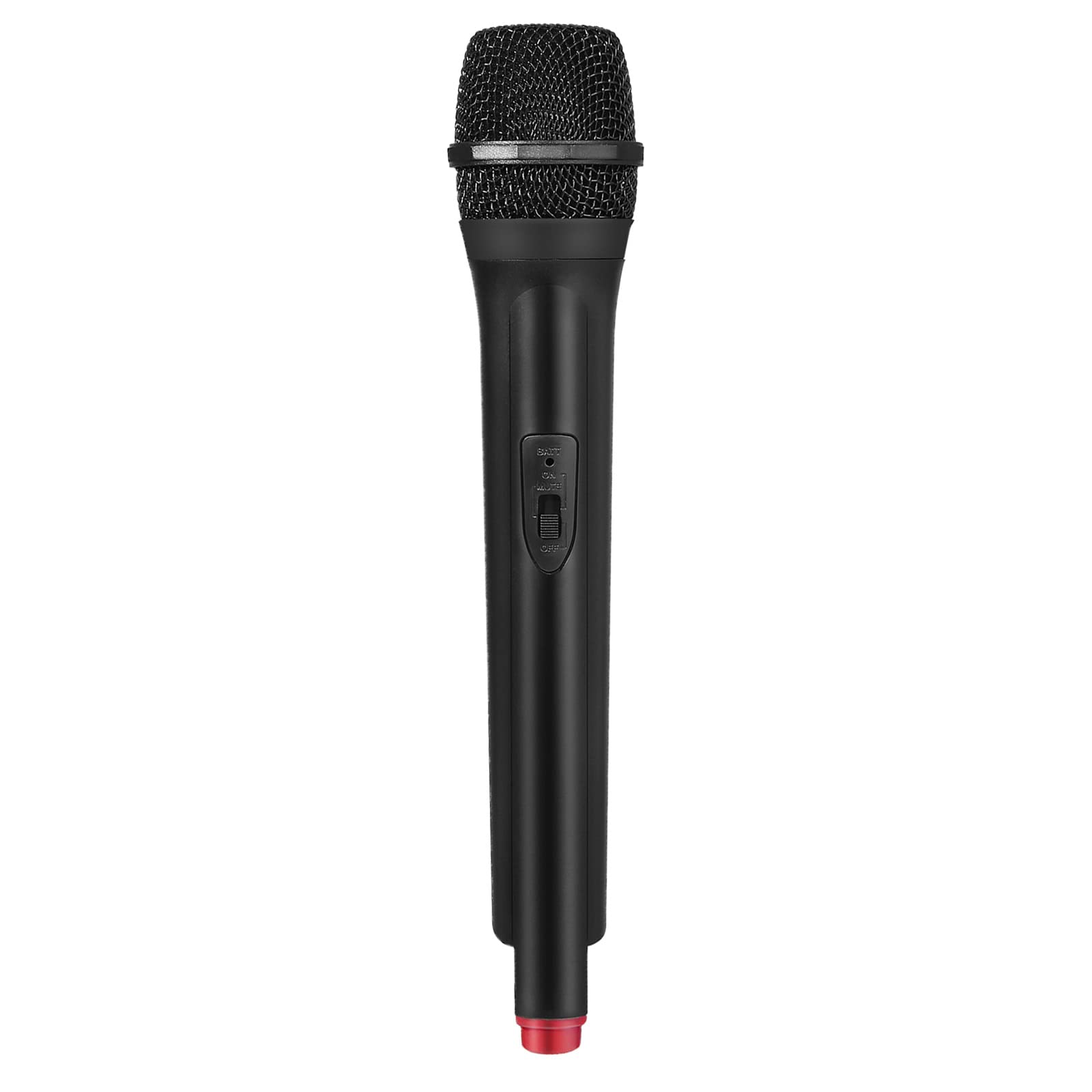 Fake Microphone for Kids - Portable Handheld Prop for Simulation Practice, Singing, Stage Costume, Birthday Party (Black)