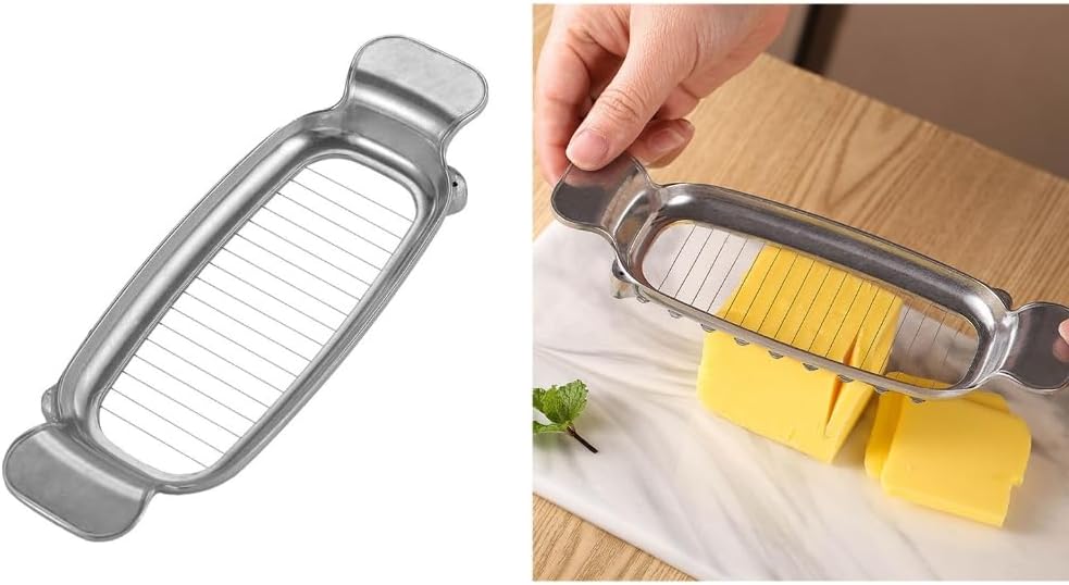 Cheese Cutter Cheese Slicing Tool Cheese Slicers Butter Cutter StainIess Steel Material Suitable for Different Cheese
