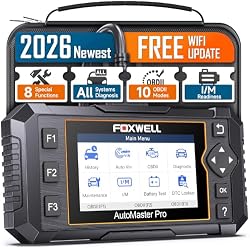 2026 FOXWELL NT624 Elite OBD2 Scanner Upgraded from NT614Elite & NT604Elite Code Reader, All-System OBD2 Scan Tool, 8 Advanced Reset Functions, AutoVIN, Live Data, Lifetime WiFi Free Updates