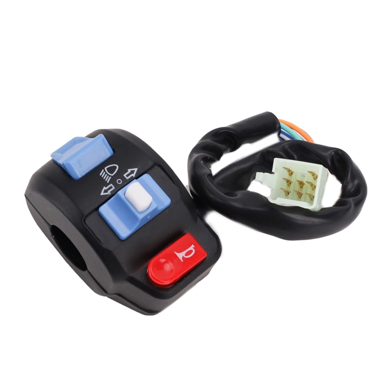 Interruptor de manillar GY6 para moto con botón de bocina e intermitentes lado izquierdo 5