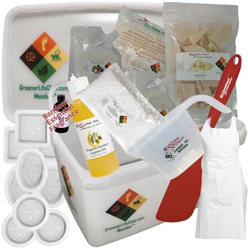 Essential Depot Lotion Bar Making Kit (Deconstructed) - JOJOBA - only a Heat Source Required to Make 9 Lotion Bars from Scratch - Natural Ingredients Without Chemicals or additives