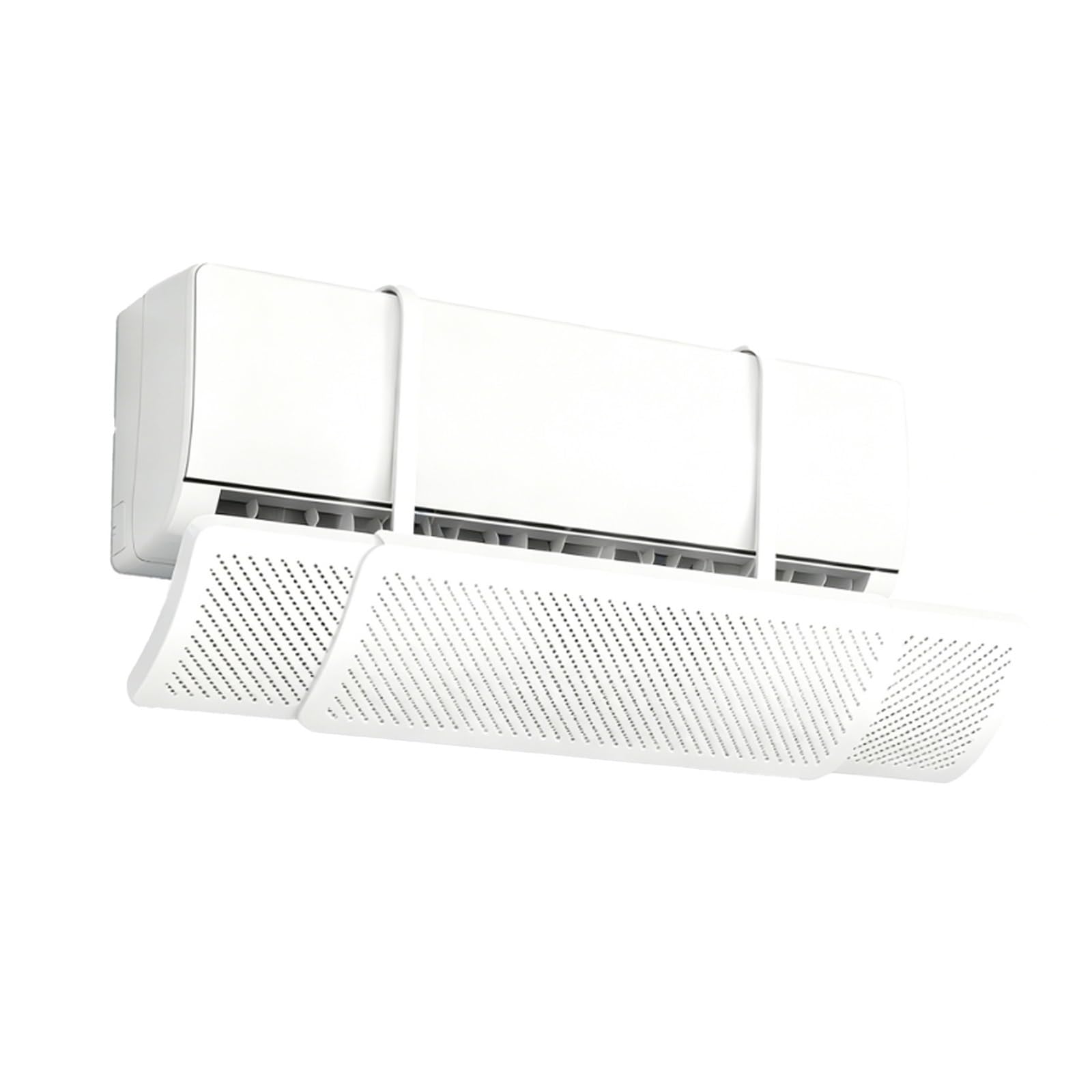 ZLLPIGLS Odorless Vent Deflector, Telescoping Air Vent Deflector Ceiling, Sturdy Vent Deflectors Suitable for Most Split-type Air Conditioners