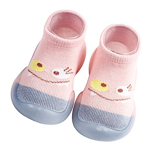 VALICLUD Socks Walking Slipper Socks Knitted Non Socks Soft First White Shoes Shoe Socks for Grip