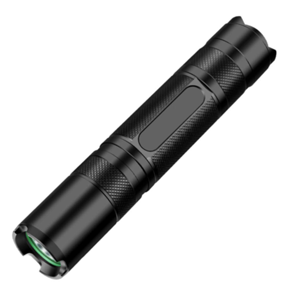 DYMMS Flashlight, Waterproof Flashlight, High-Strength Aluminum Alloy Shell, Rear Switch, Five-Level Brightness Adjustment, Easy To Use And Charge, Suitable for Outdoor Camping And Cave Exploration