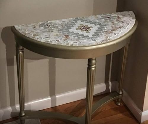 Miniatura 6 de 355 azulejos de mosaico de nácar a granel piezas de mosaico para decoración del hogar, manualidades, suministros de mosaico, forma cuadrada, 0.8 x