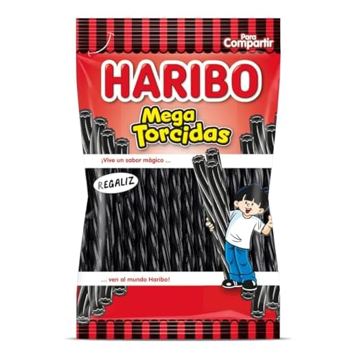 HARIBO Mega Torcidas Regaliz, 1 x 160 g