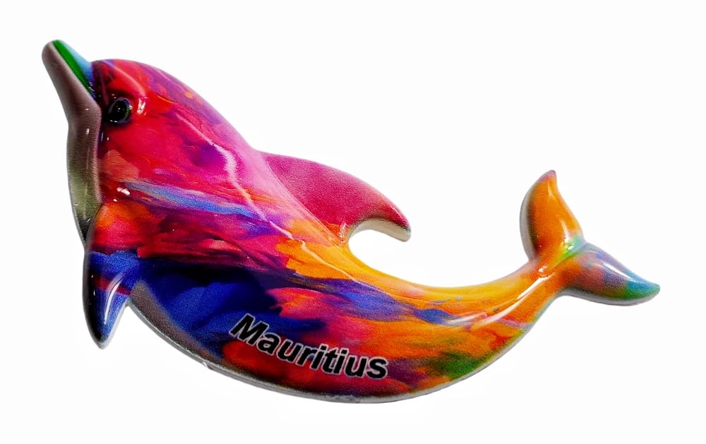 Delfin Mauritius pamiątka turystyczna 3D magnes na lodówkę dekoracje magnes