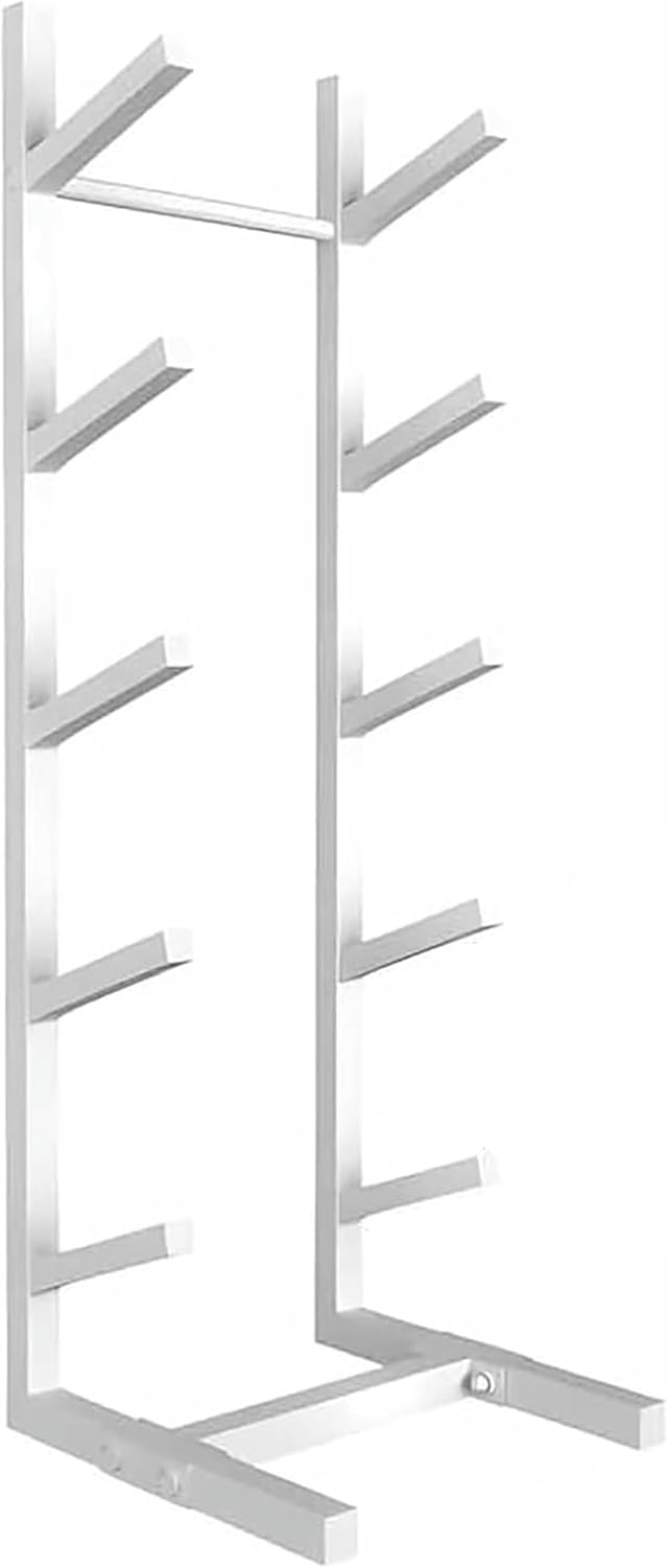 Floor-Standing Snowboard Rack, Home Gym Organize Holder, 5-Tiers Sample Board Display Rack, Sports Mat Storage Rack Skis/Scooter, for Garage/Shop