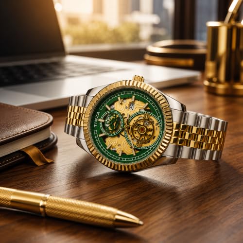 Image of Watch for Man, Analog Wrist Watch with Stainless Steel Strap