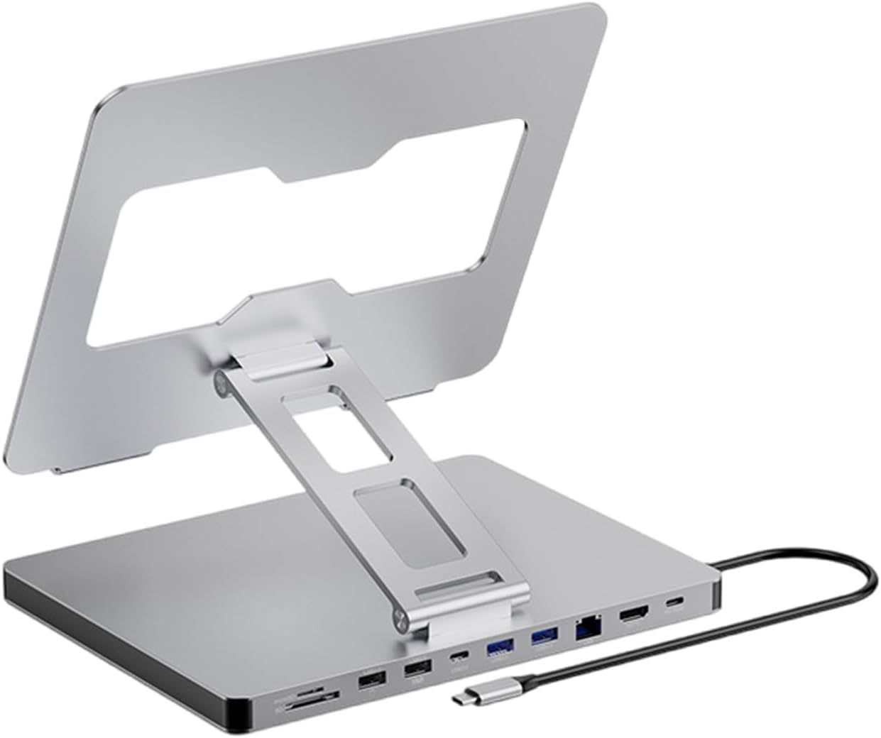 Hub USB 10 Puertos con Cargador PD100W y Salida 4K60Hz