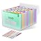 ThinkTex Trieur Accordéon 26 Compartiments A4 - Organiseur De Documents Portable Avec Couvercle Et Onglets Colorés - Valisette Rangement Fichiers, Factures, Contrats Et Études