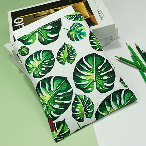 Book Sleeve Tree Leaves Book Protector Medium 9.7 Inch X 8 Inch Canvas Book Sleeves Teen Gifts - Thumbnail 4