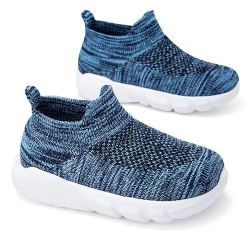 FUNCOS Toddler First Walkers Shoes - Breathable Knit Slip-On Sneakers for Boys & Girls, Ultra Lightweight & Flexible Sole, Non-Slip Infant Walking Shoes4