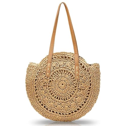 Xusxes Retro Runde Strandtasche Frauen Reisen Urlaub Freizeit...