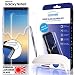 Clearview Samsung Galaxy Note 8 Liquid Tempered Glass Screen Protector - 9H Ultra Clear HD Japanese Glass, Full Screen Edge Coverage, Easy Install, Loca UV Light, Case Friendly (Full Kit)