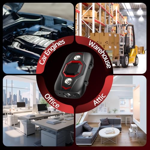 Image of Ultrasonic Rat Repellent for Car, Rodent Repellent for Car with 4 Strobe Light, Car Rat Protection Device to Protect Wires in Car, Bike, Engine, Permanent Solution for Rats, Mice, Squirrels