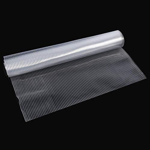 Shelf Liner, Drawer Liner Cabinet Liner Non-Adhesive Waterproof, Non-Slip EVA Mat Transparent for Non Adhesive Fridge Liner for Shelves Dresser Pantry Shoe Rack (4#)