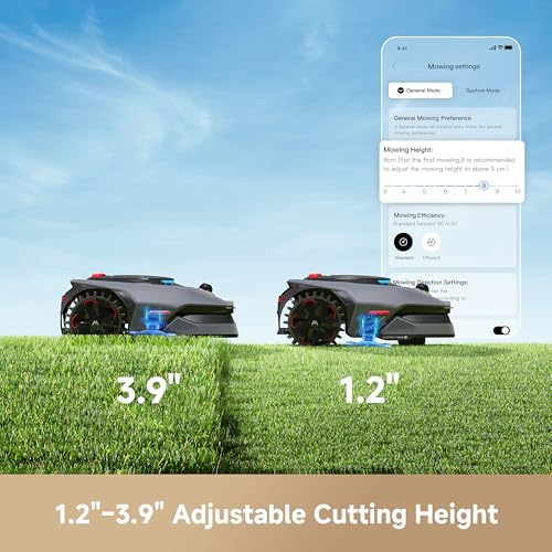 Image of MOVA LiDAX Ultra 2000 with Blade Kit Robot Lawn Mower Wire Free Robot with 4G for 0.5 Acre, RTK Free+360 3D LiDAR+AI Vision Mapping, Edge Cutting, Cutting Height 1.2 inch-3.9 inch, 45% Slope, 150Managed Zone