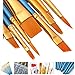 AOOK 10 Pieces Paint Brush Set Watercolor Brushes Professional Paint Brushes Artist for Watercolor Oil Acrylic Painting (1-Pack)