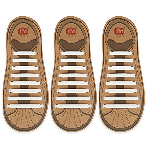 Inmaker No Tie Shoe Laces For Adults And Kids, Elastic Shoelaces For Sneakers, Rubber Silicone Tieless Laces #TOP24