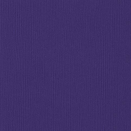 Bazzill FAIRYTALE 12x12 Textured Cardstock | 80 lb Purple Scrapbook Paper | Premium Card Making and Paper Crafting Supplies | 25 Sheets per Pack