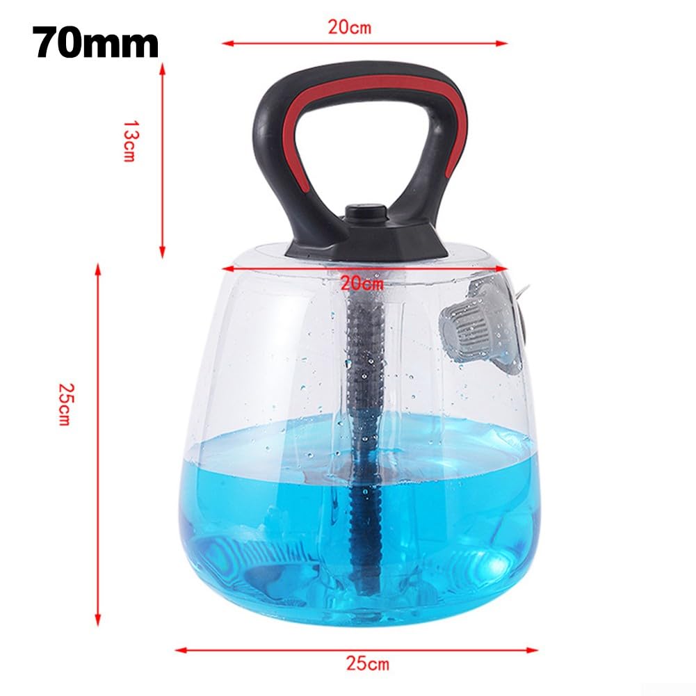 Waterbag per allenarsi, sacca d'acqua per fitness, casa, palestra, allenamento funzionale (70 mm)