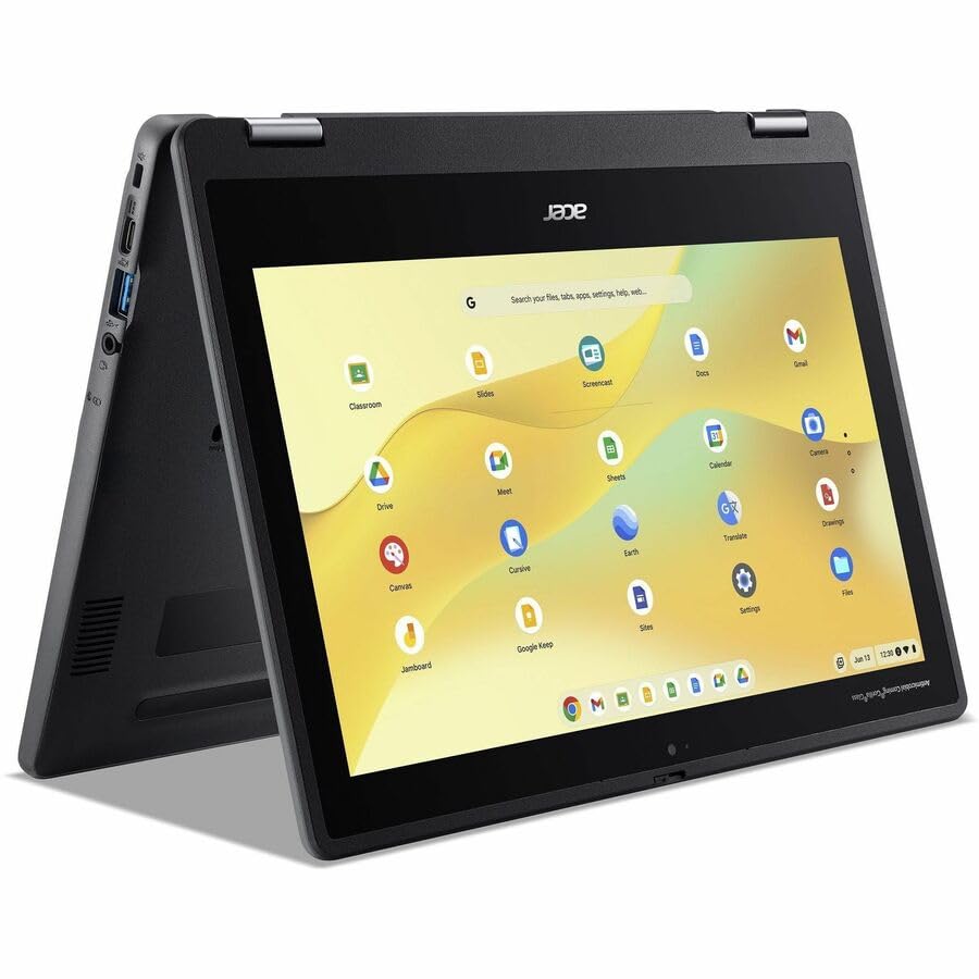 Image of Acer Chromebook Spin 511 R757T R757T-C9VH 11.6 inch Touchscreen Convertible 2 in 1 Chromebook - HD - 60 Hz - Intel - 8 GB - 64 GB Flash Memory - English (US) Keyboard - Black