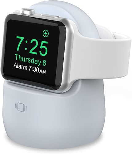 Vista 39 de AhaStyle Soporte de silicona para iWatch para Apple Watch Ultra 3, Ultra 2, Ultra, SE3, SE2, SE, Series 11 10 9 8 7 6 5 4 3 2 1 Negro