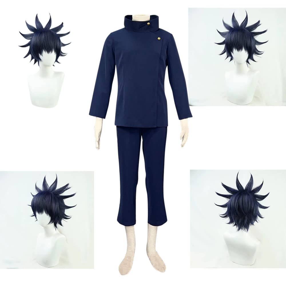 US size Komiks Fushiguro Megumi Cosplay Kostiumy Męski garnitur imprezowy