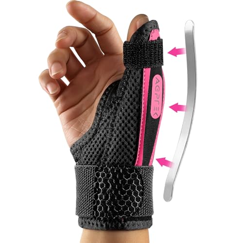 AGPTEK Muñequera Pulgar Ferula Derecha e Izquierda, Muñequera Metacarpiana Férula