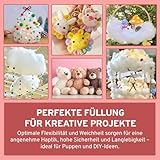 EVE Textile® Füllwatte 2 kg Weiche Watte & Füllmaterial Öko-Tex 100 Zertifiziert für Kissen, Kuscheltiere Hochbausch Bastelwatte, Stopfwolle & Kissenfüllung Ideal als Füllmaterial Kissen & Wolkendecke