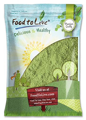 Food to Live Barley Powder, 5 Pound - Ground Whole Raw Dried Young Leaves, Fine Milled, Kosher, Vegan Superfood, Rich in Fiber, Protein. for Juices, Smoothies, Shakes, Instant Breakfast Drinks.