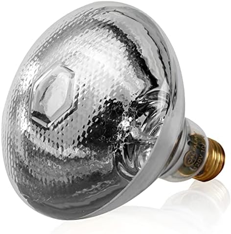 CALPALMY 升级版 100 瓦爬行动物灯泡 – 红外加热灯泡和可见灯泡 适用于爬行动物和两栖动物 – 自镇流 LED 灯泡 带 E26 底座 – 不适合调光器