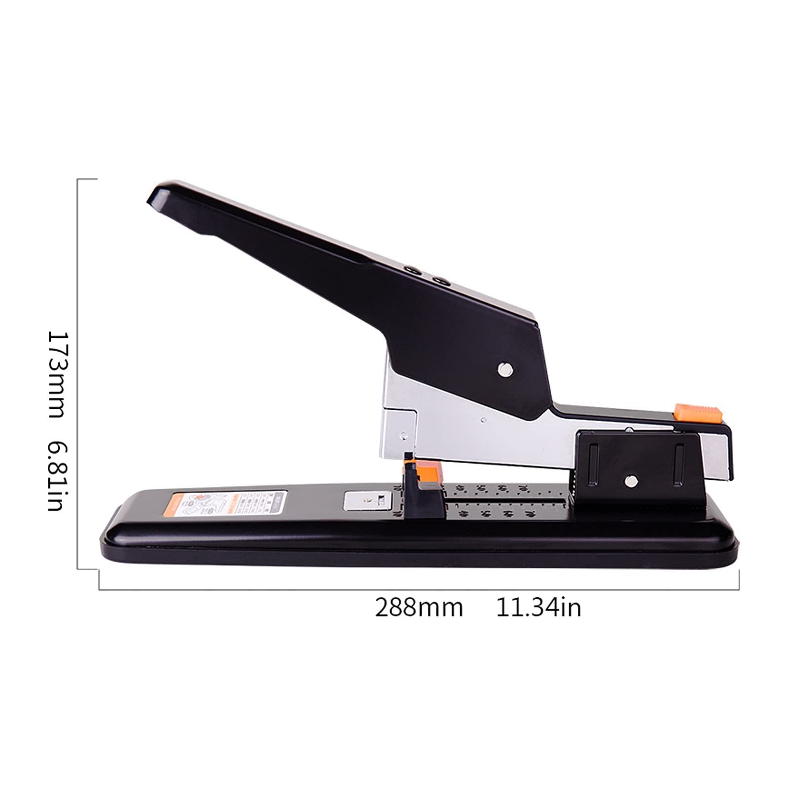 cucitrice Cucitrice Cucitrice da tavolo Pinzatura One Touch Cucitrice ergonomica facile da caricare Include punti metallici e levapunti per casa, ufficio