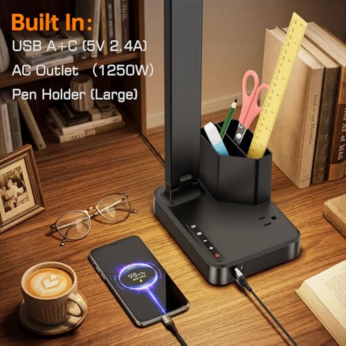 Smart Desk Lamp with Wireless Charging