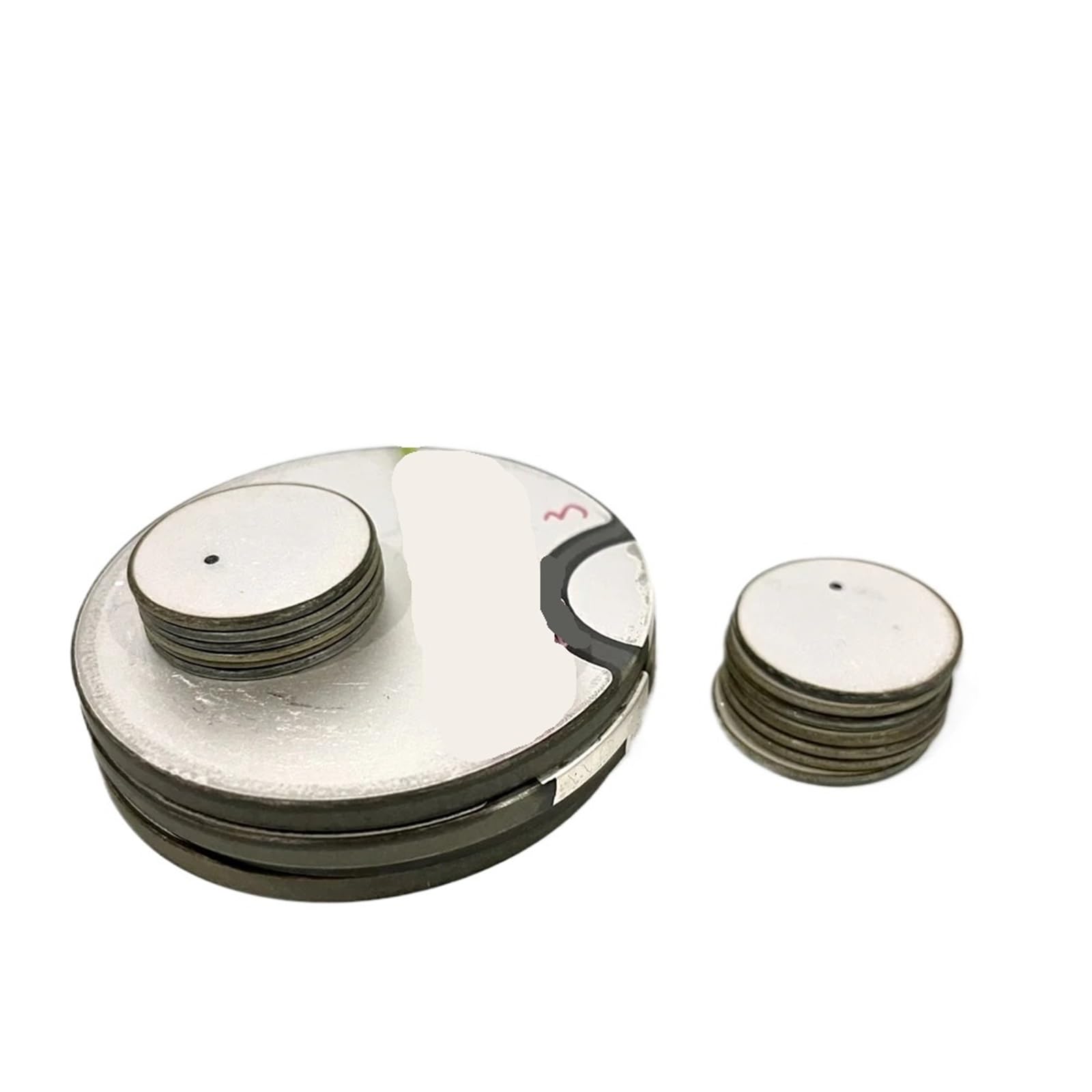 16 * 1 mm Element ultradźwiękowy Piezoelektryczny dysk ceramiczny 2000 kHz czujnik piezoelektryczny