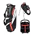 TaylorMade Purelite Stand Bag, Black/White/Red