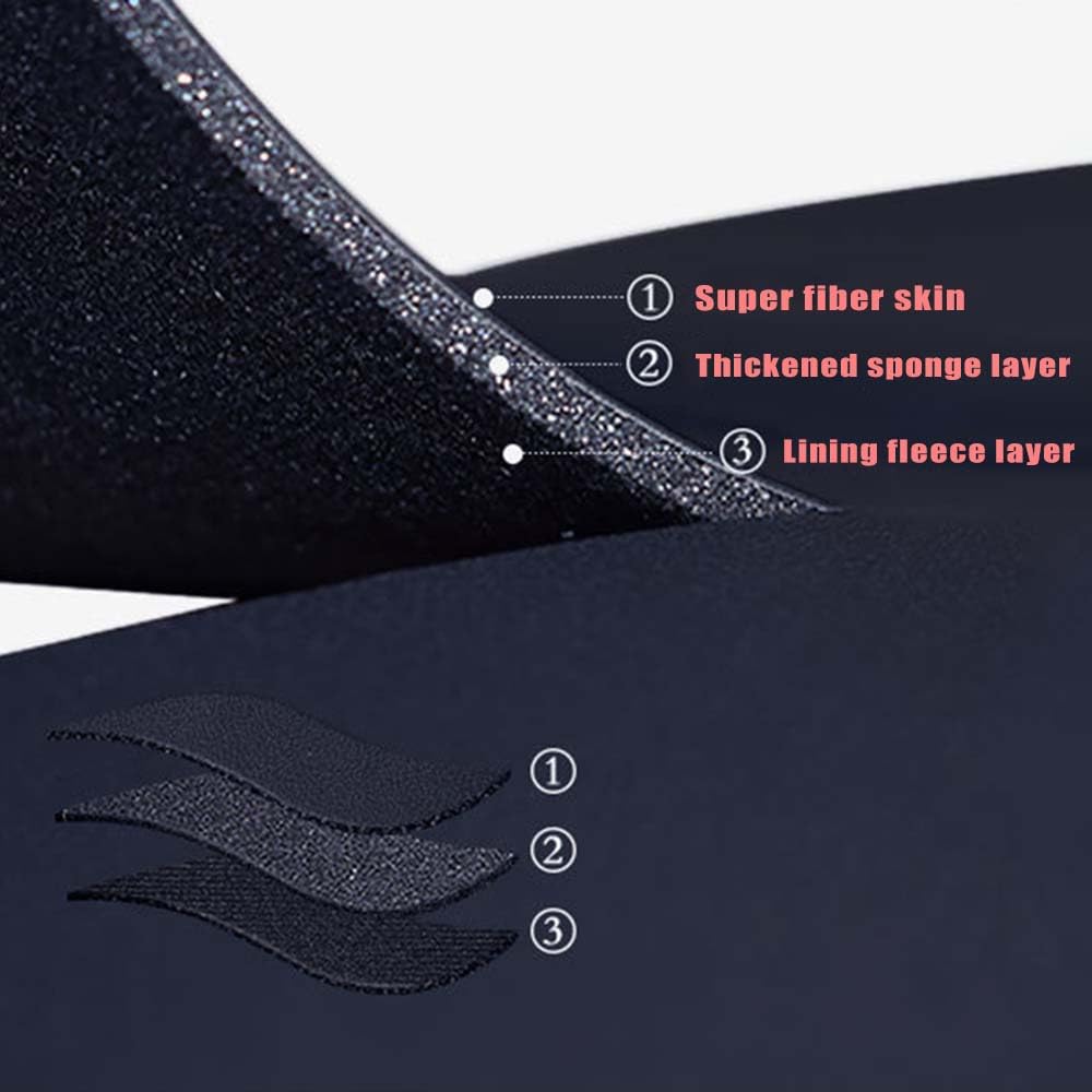 2 Stück Auto Rücksitz Anti Kick Pad für Buick GL6 GL8, Wasserdicht Leder Rückenlehne Anti-Kick Pads Autositz RüCkenschutz Mit Taschen Sitzschutz Autositzschutz,Coffee